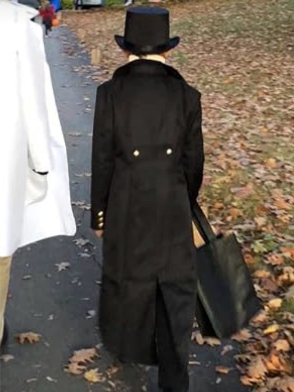 Steampunk Gothic Costume Set Tailcoat Top Hat & Flip-Up Glasses Kids Size 8